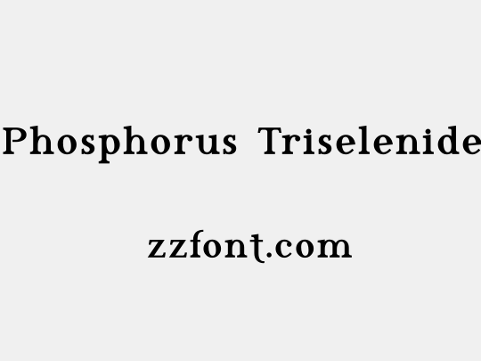 Phosphorus Triselenide