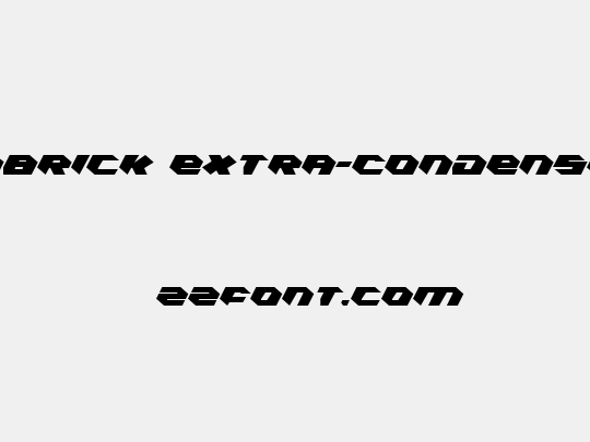 Kubrick Extra-Condensed