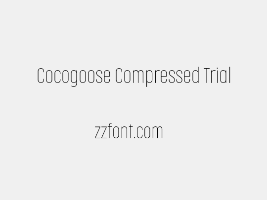 Cocogoose Compressed Trial