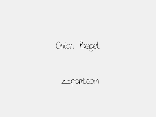 Onion Bagel