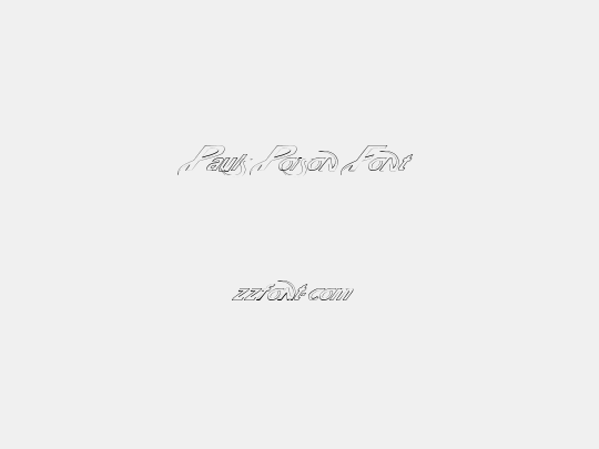 Pauls Poison Font