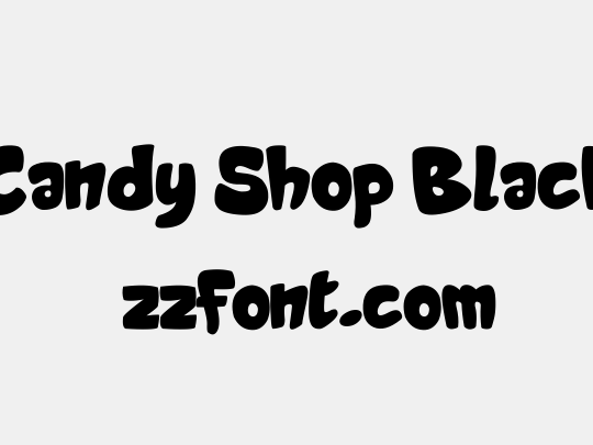 Candy Shop Black