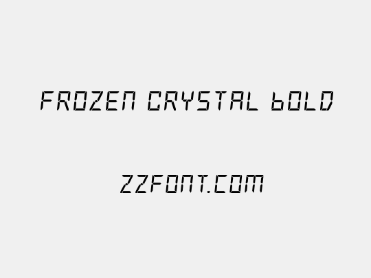 Frozen Crystal Bold