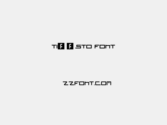 Ti√´sto Font