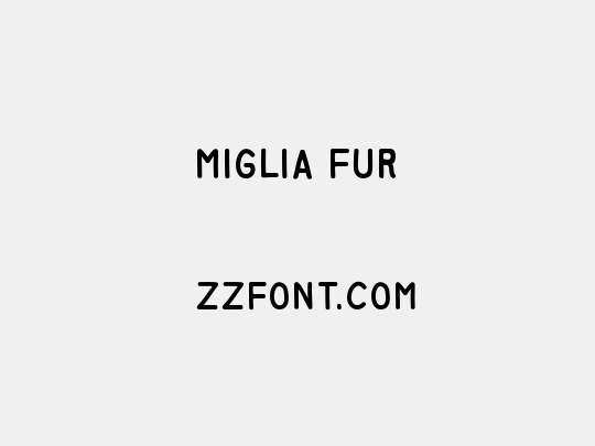 Miglia Fur�