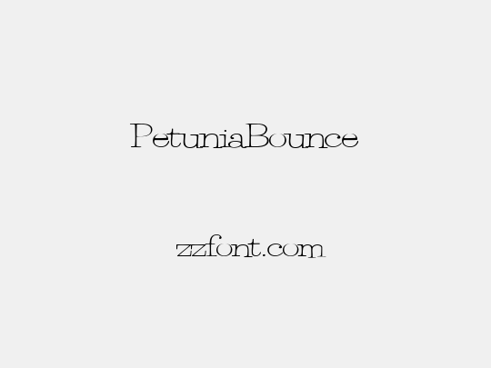 PetuniaBounce