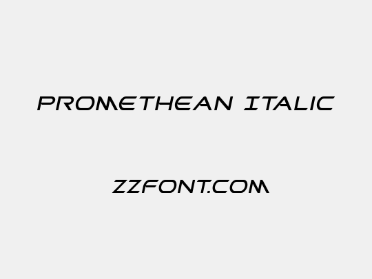 Promethean Italic
