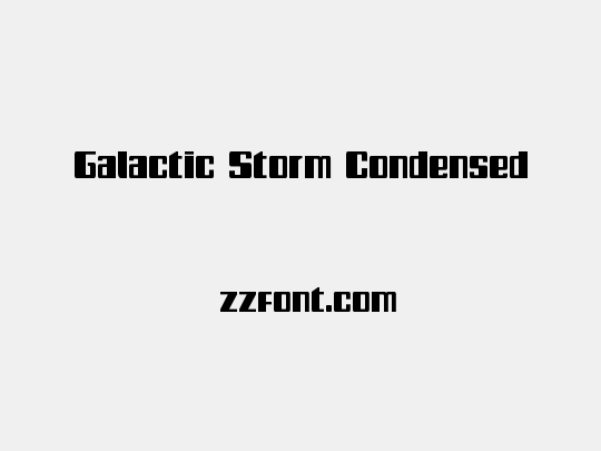 Galactic Storm Condensed
