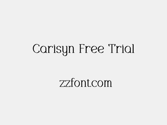 Carisyn Free Trial