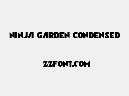 Ninja Garden Condensed
