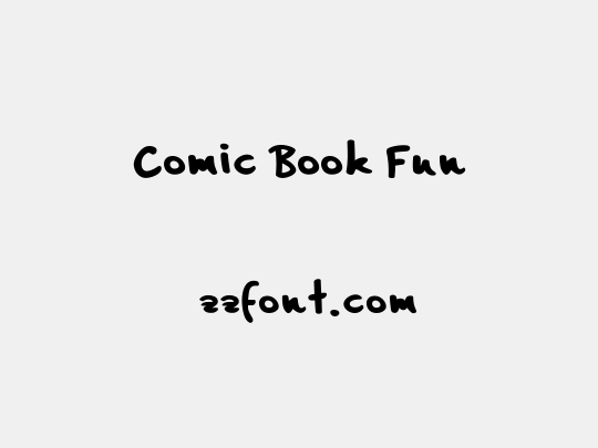 Comic Book Fun