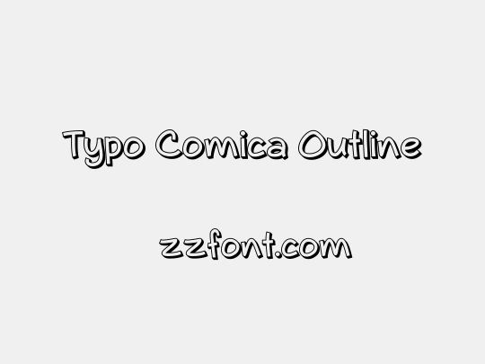 Typo Comica Outline