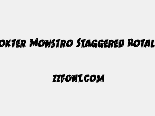 Dokter Monstro Staggered Rotalic