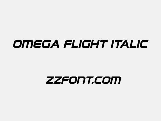 Omega Flight Italic