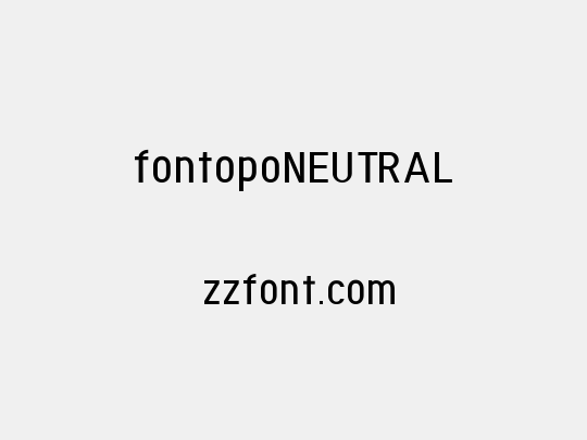fontopoNEUTRAL