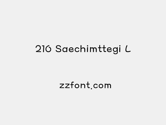210 Saechimttegi L