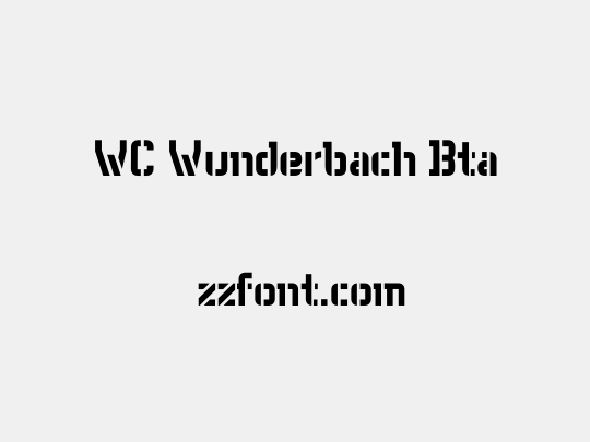 WC Wunderbach Bta