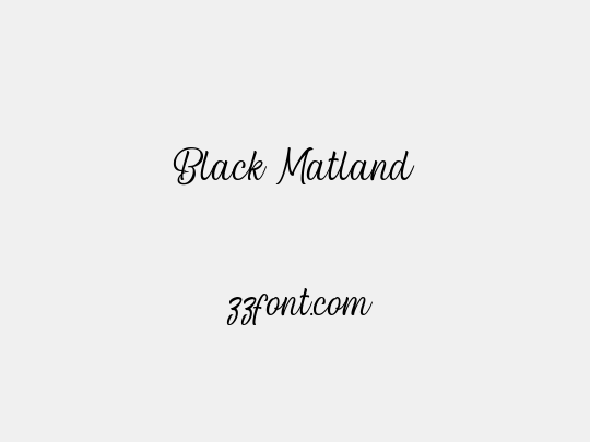 Black Matland