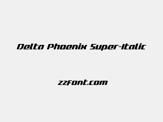 Delta Phoenix Super-Italic