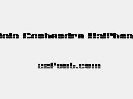 Nolo Contendre Halftone