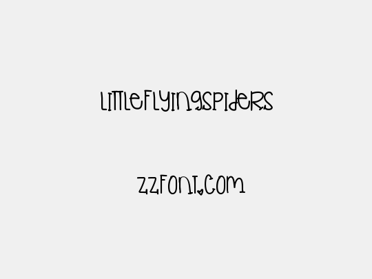 LittleFlyingSpiders