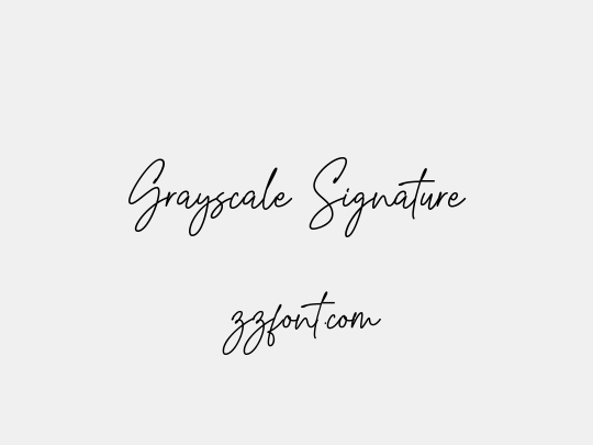 Grayscale Signature