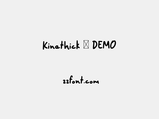 Kinethick - DEMO
