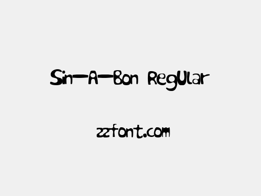 Sin-A-Bon Regular