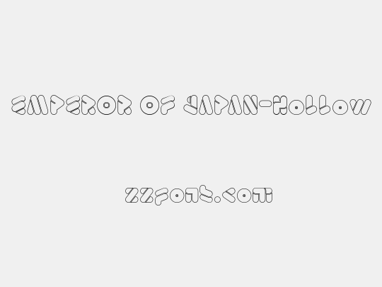 EMPEROR OF JAPAN-Hollow