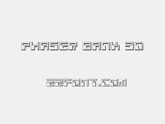 Phaser Bank 3D