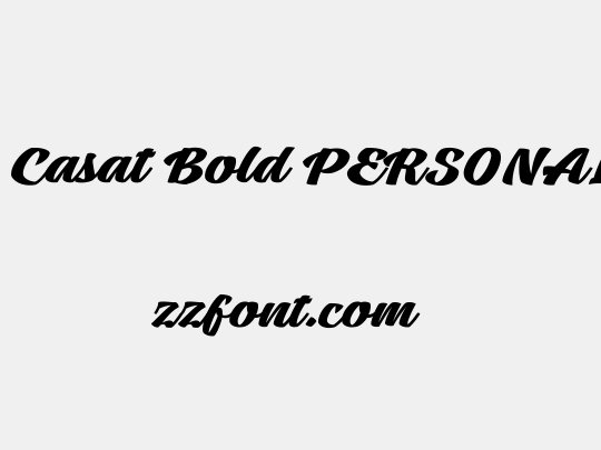 Mean Casat Bold PERSONAL USE