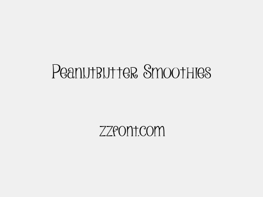 Peanutbutter Smoothies