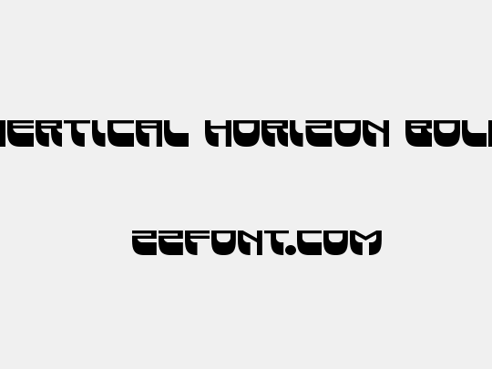 Vertical Horizon Bold