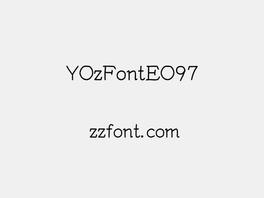 YOzFontEO97