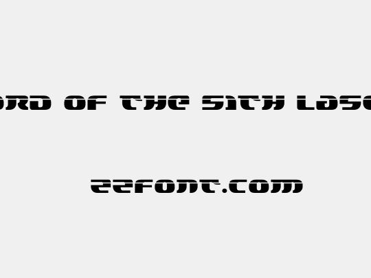 Lord of the Sith Laser