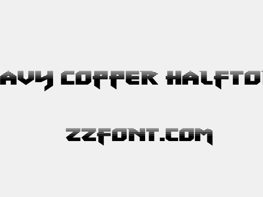 Heavy Copper Halftone