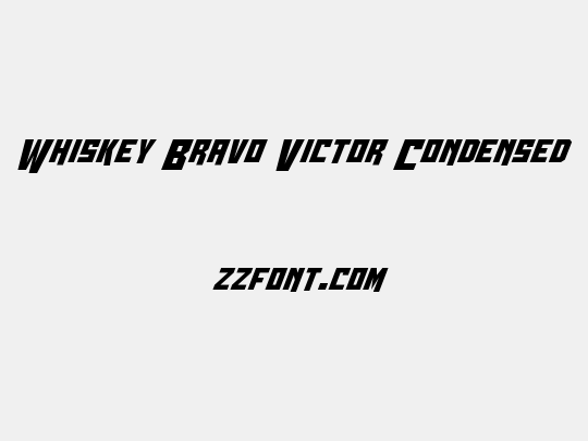 Whiskey Bravo Victor Condensed