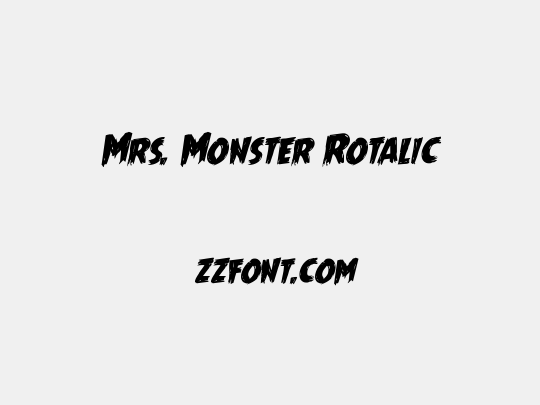 Mrs. Monster Rotalic