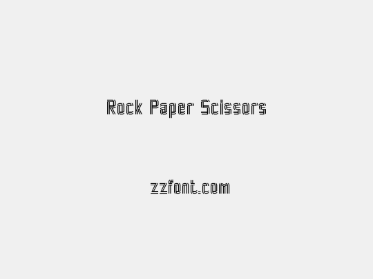 Rock Paper Scissors