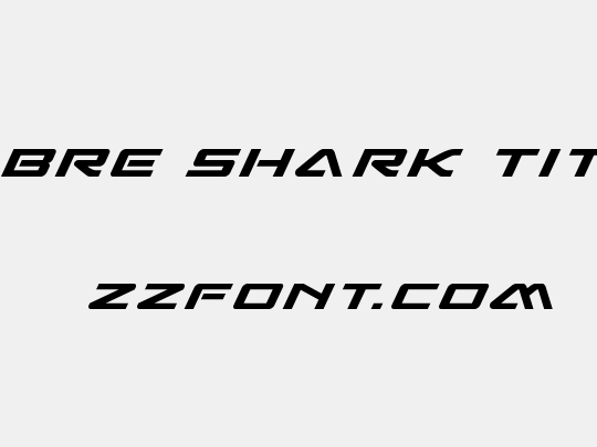 Sabre Shark Title