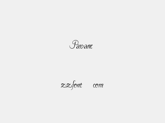 Pavane