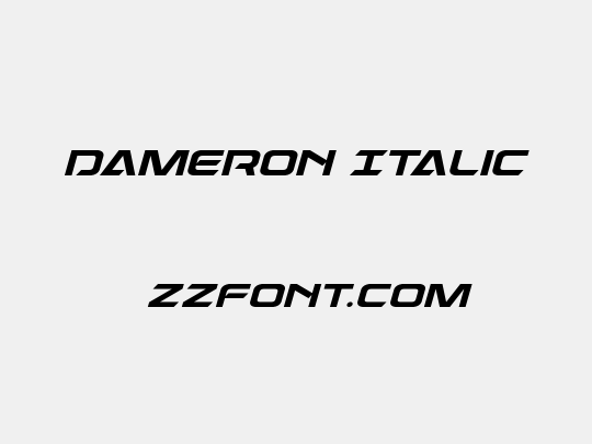 Dameron Italic