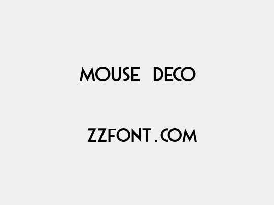 Mouse Deco