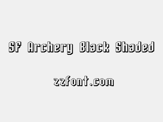 SF Archery Black Shaded