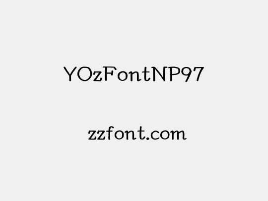YOzFontNP97