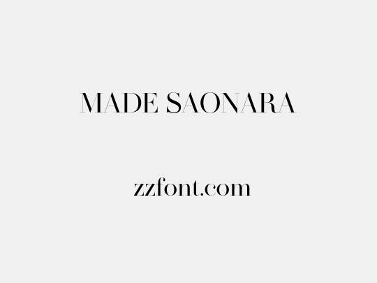MADE SAONARA