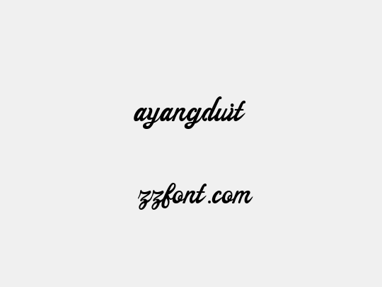 ayangduit