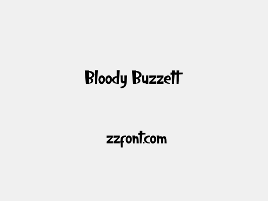 Bloody Buzzett