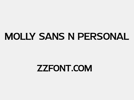 Molly Sans N PERSONAL