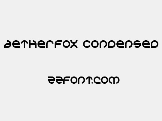 Aetherfox Condensed